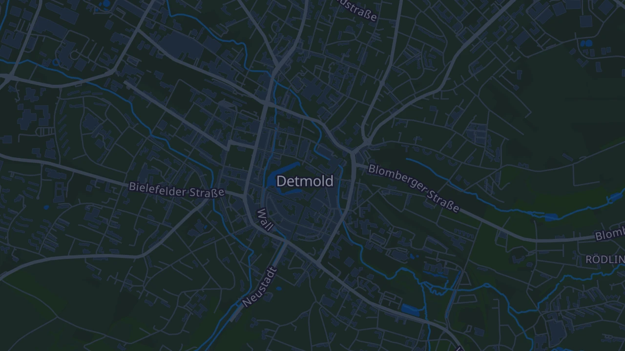 Karte von Detmold