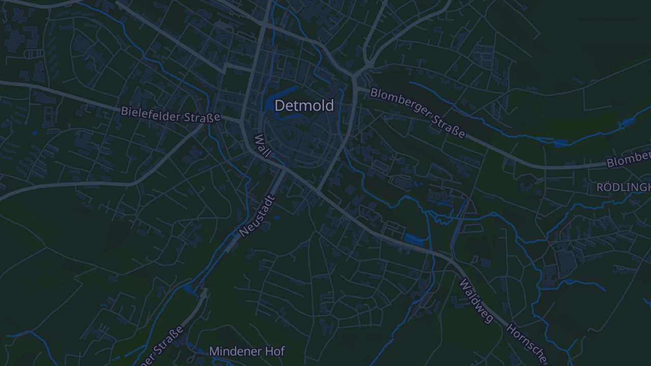 Karte von Detmold