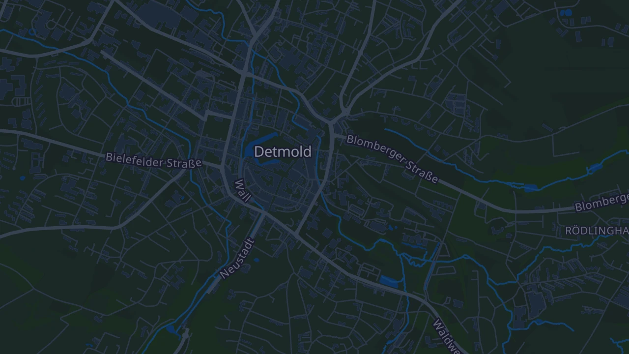 Karte von Detmold