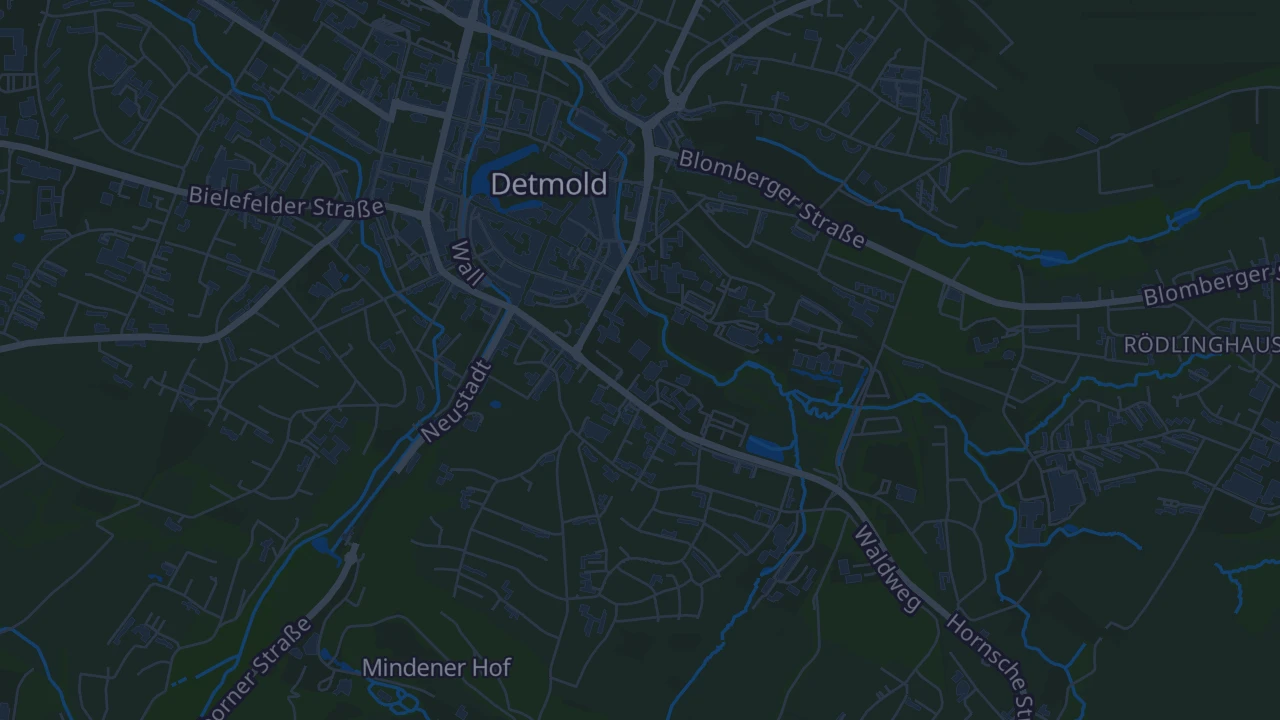Karte von Detmold