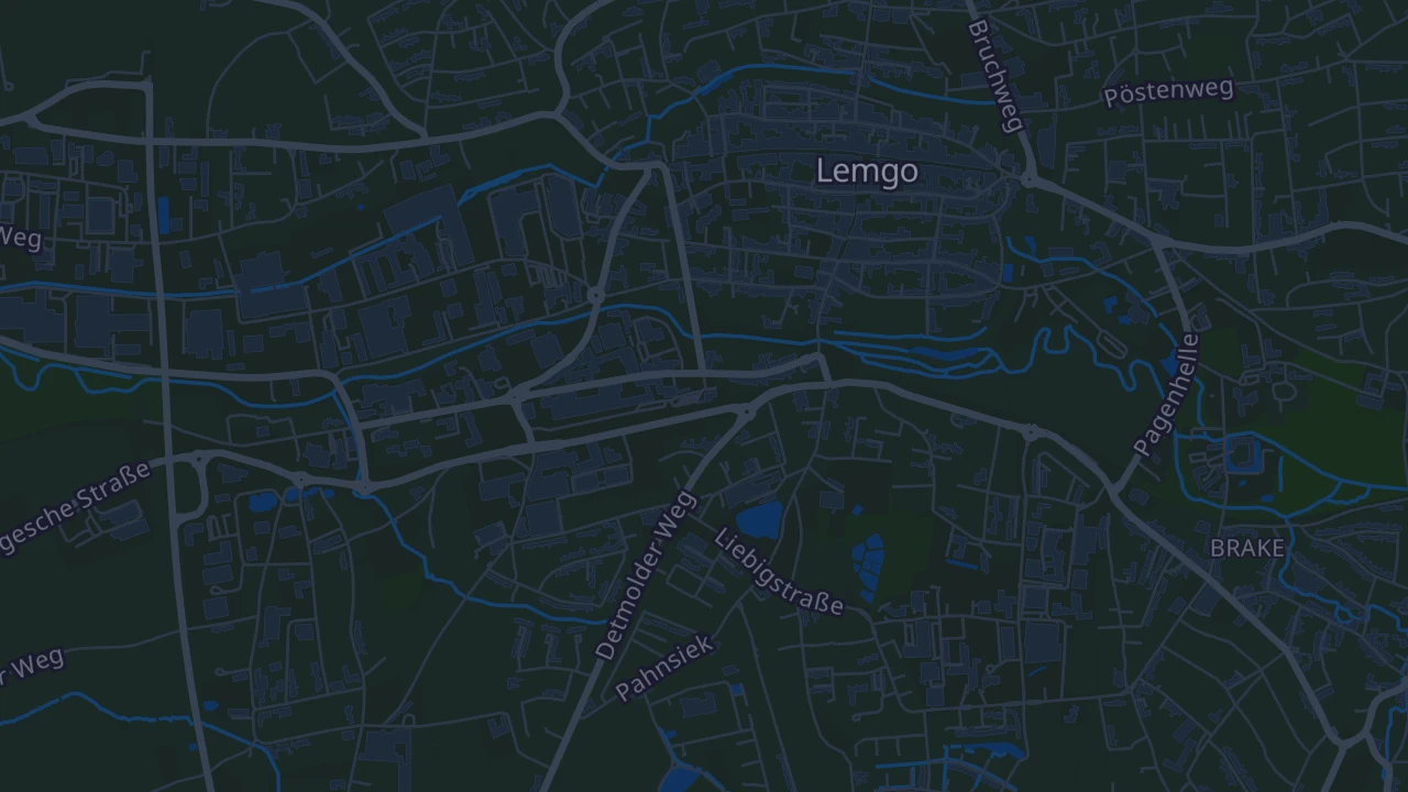 Karte von Lemgo
