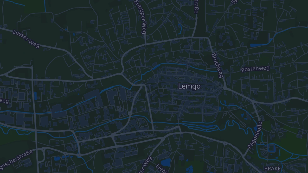 Karte von Lemgo