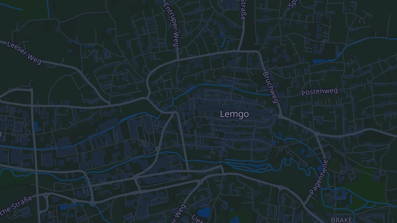 Karte von Lemgo