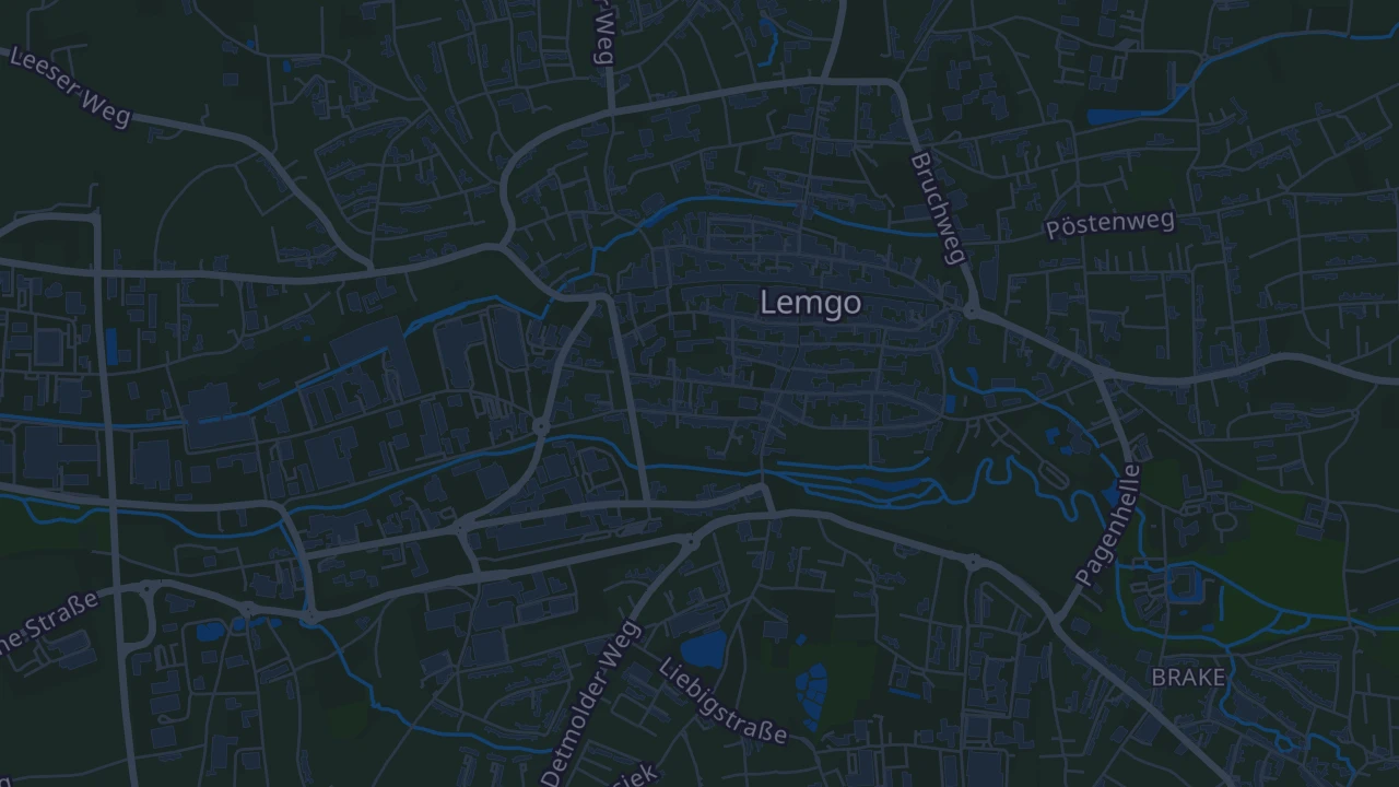 Karte von Lemgo