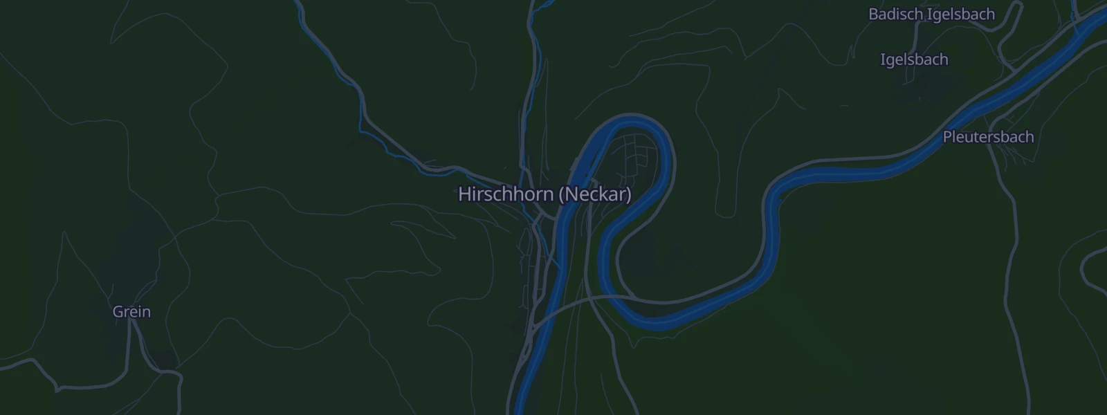 Karte von Hirschhorn