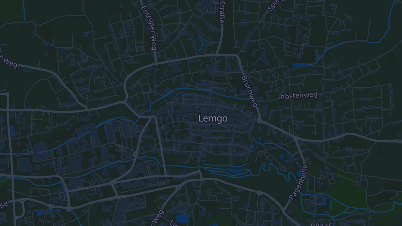Karte von Lemgo