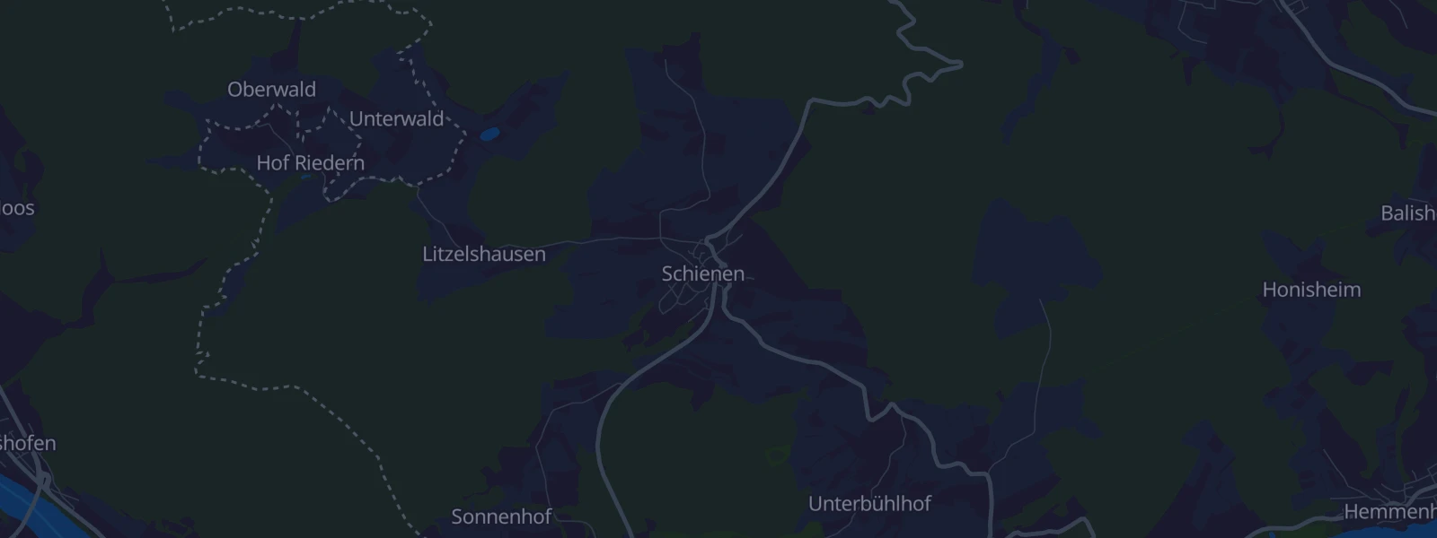 Karte von Öhningen-Schienen