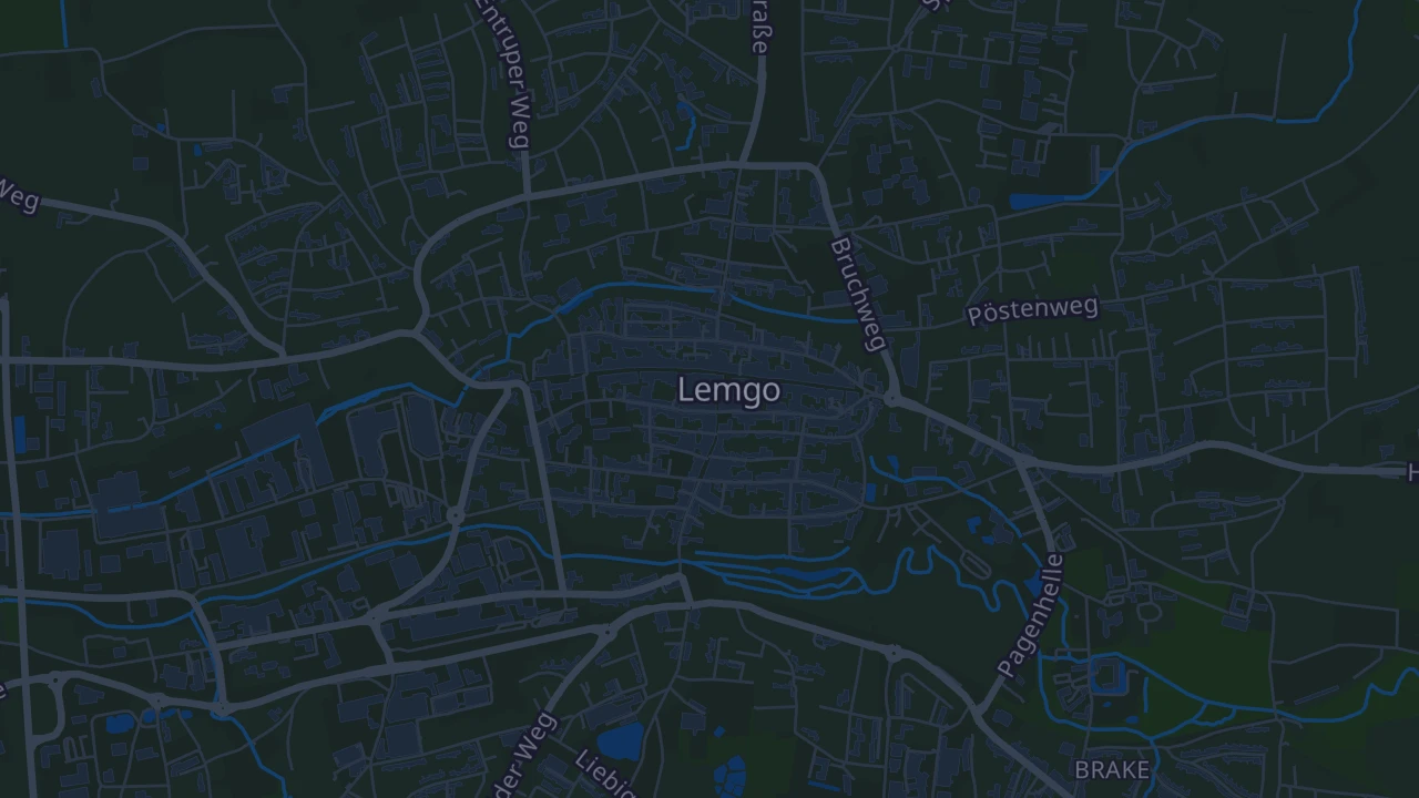 Karte von Lemgo