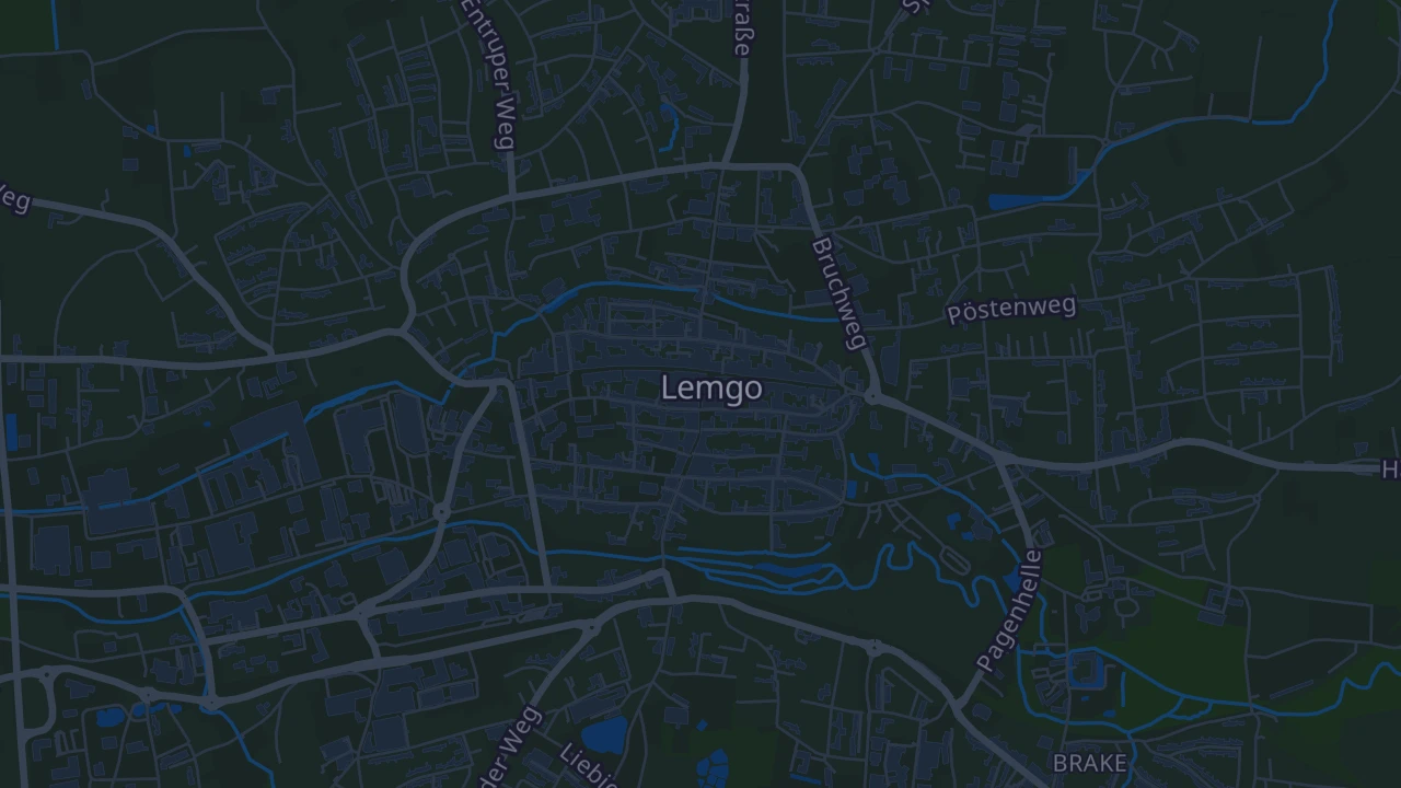 Karte von Lemgo