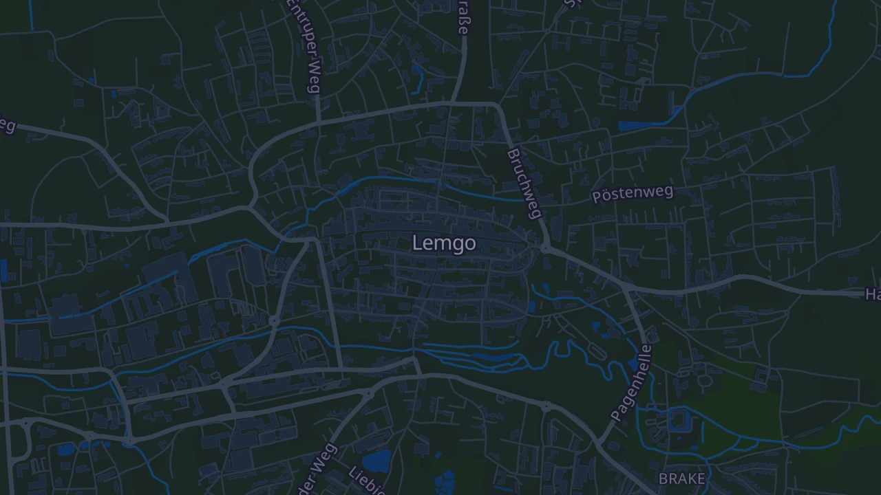 Karte von Lemgo