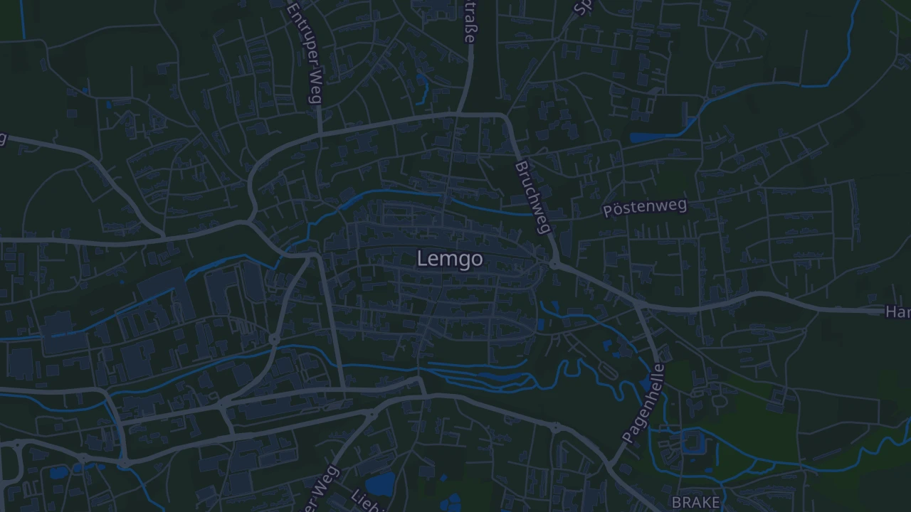 Karte von Lemgo