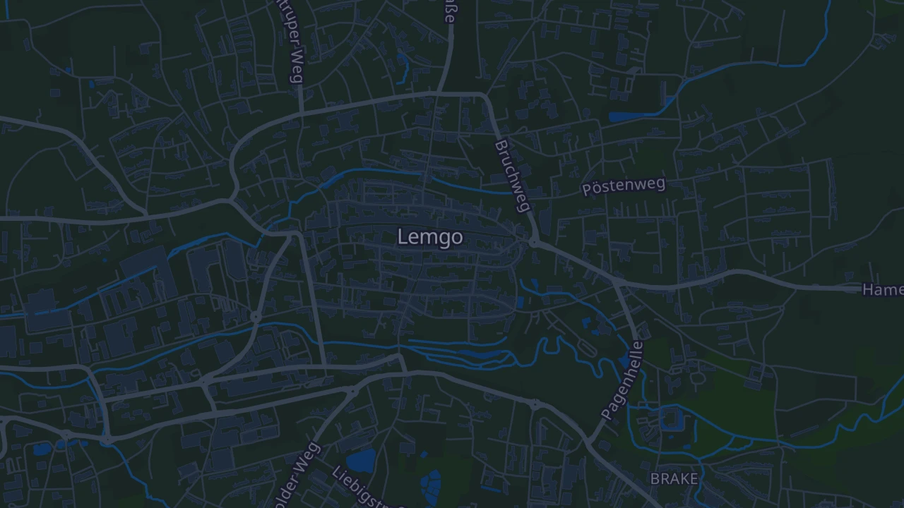 Karte von Lemgo