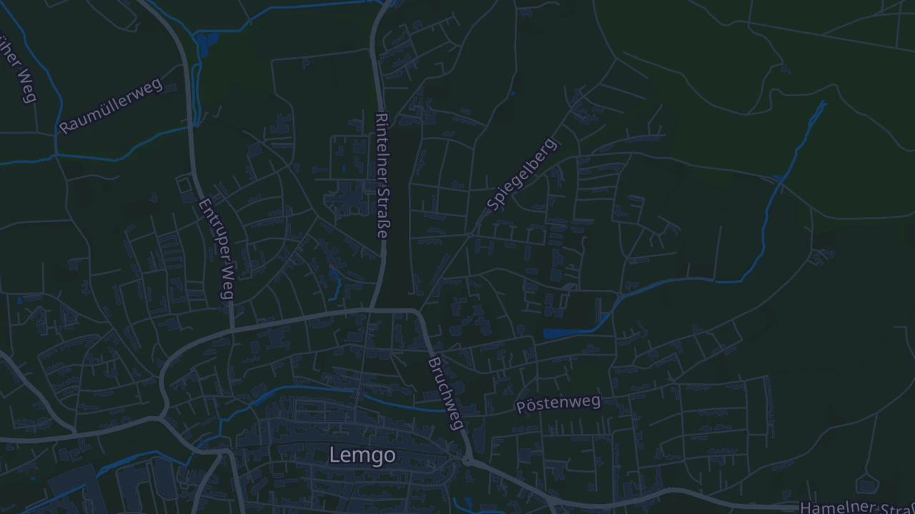 Karte von Lemgo