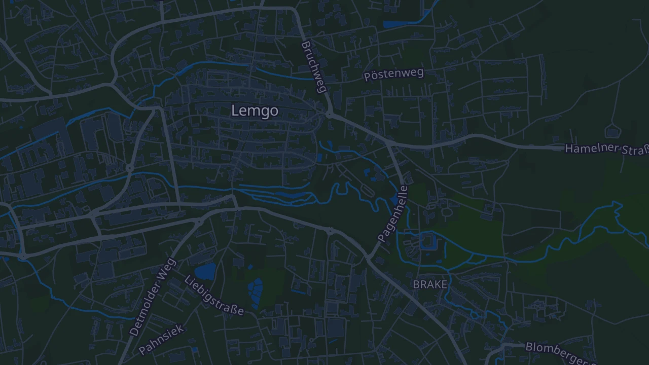 Karte von Lemgo