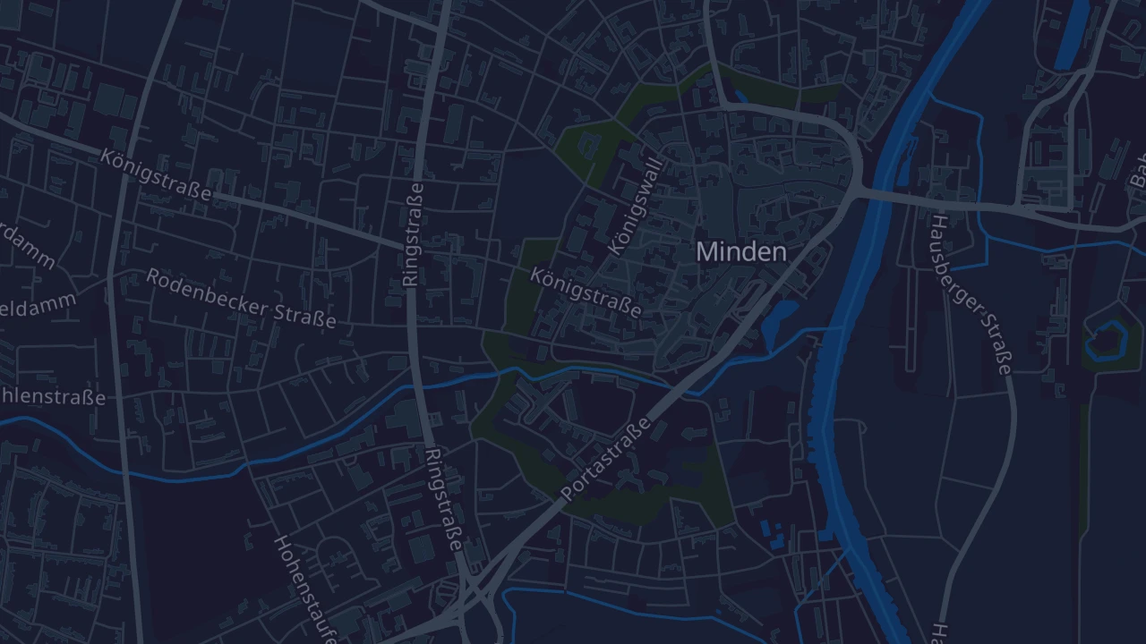 Karte von Minden