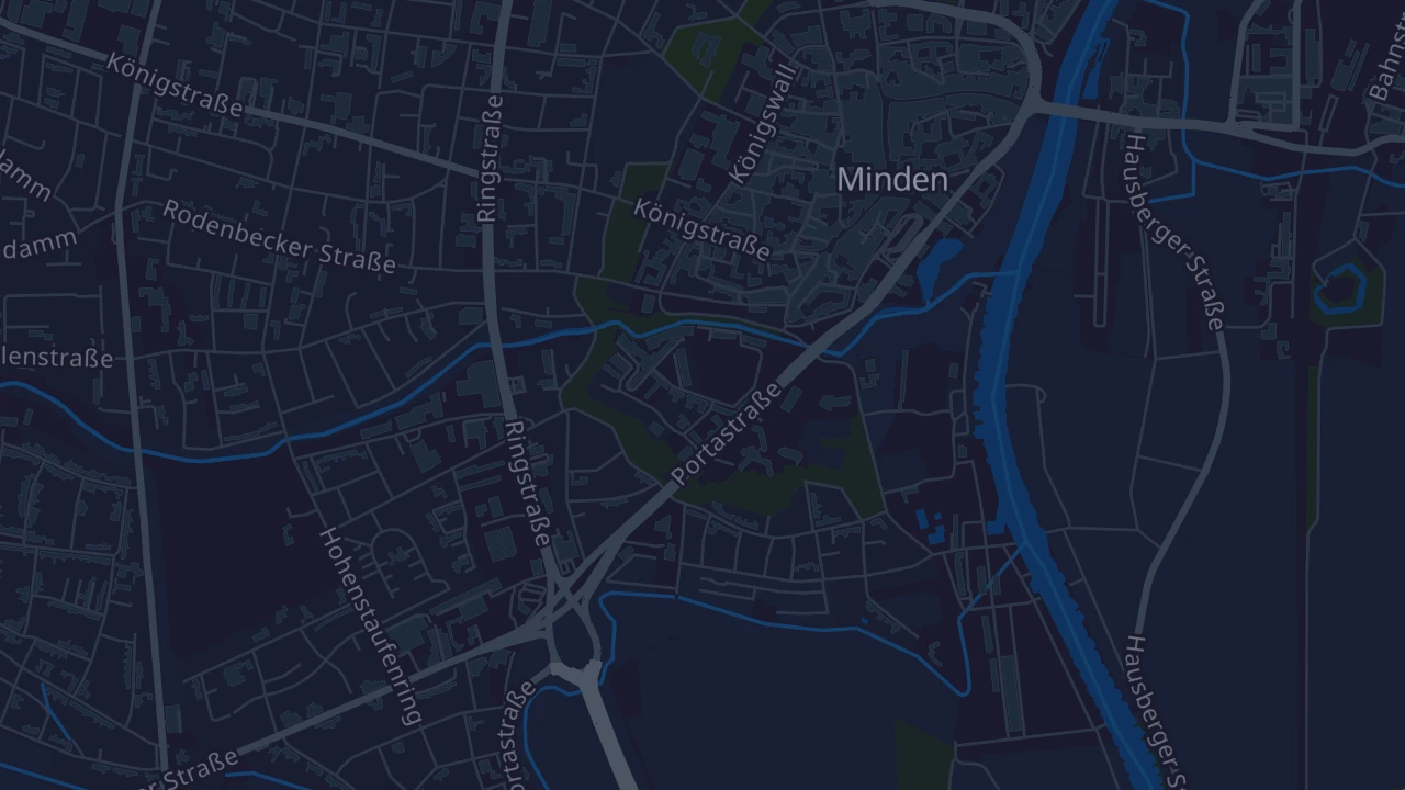 Karte von Minden