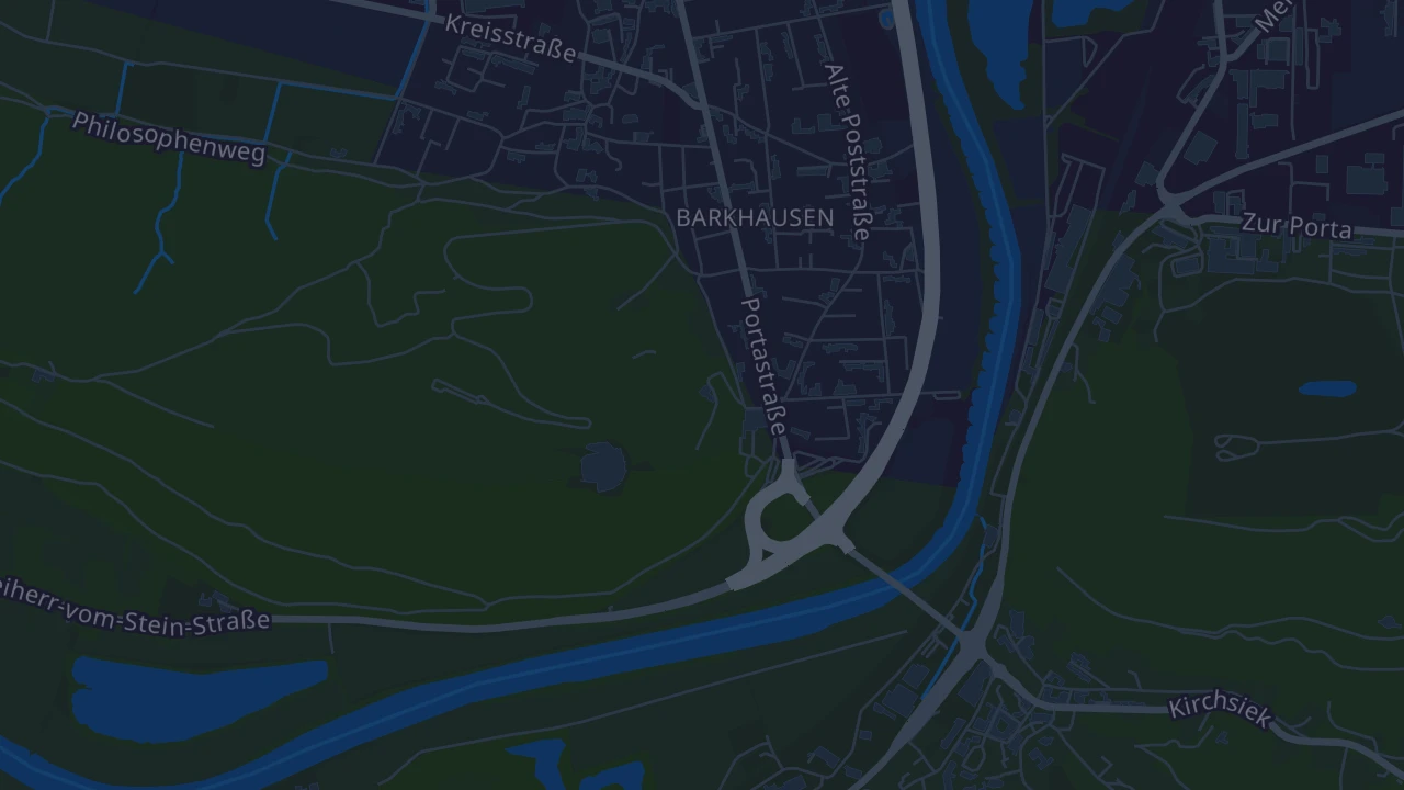 Karte von Porta Westfalica