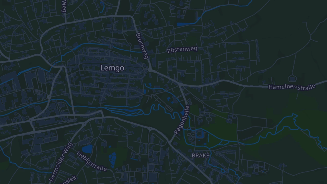Karte von Lemgo