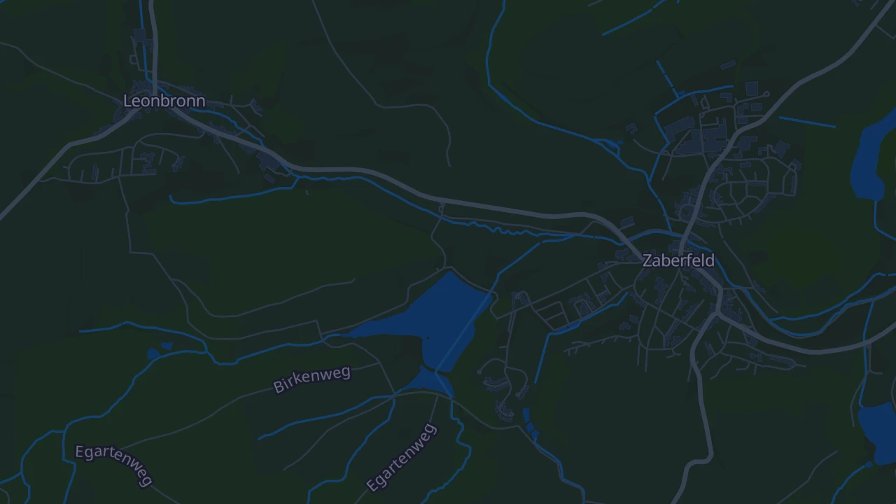 Karte von Zaberfeld