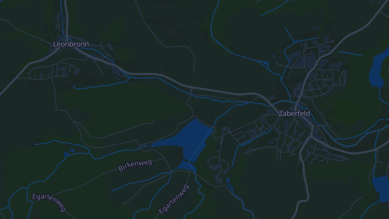 Karte von Zaberfeld