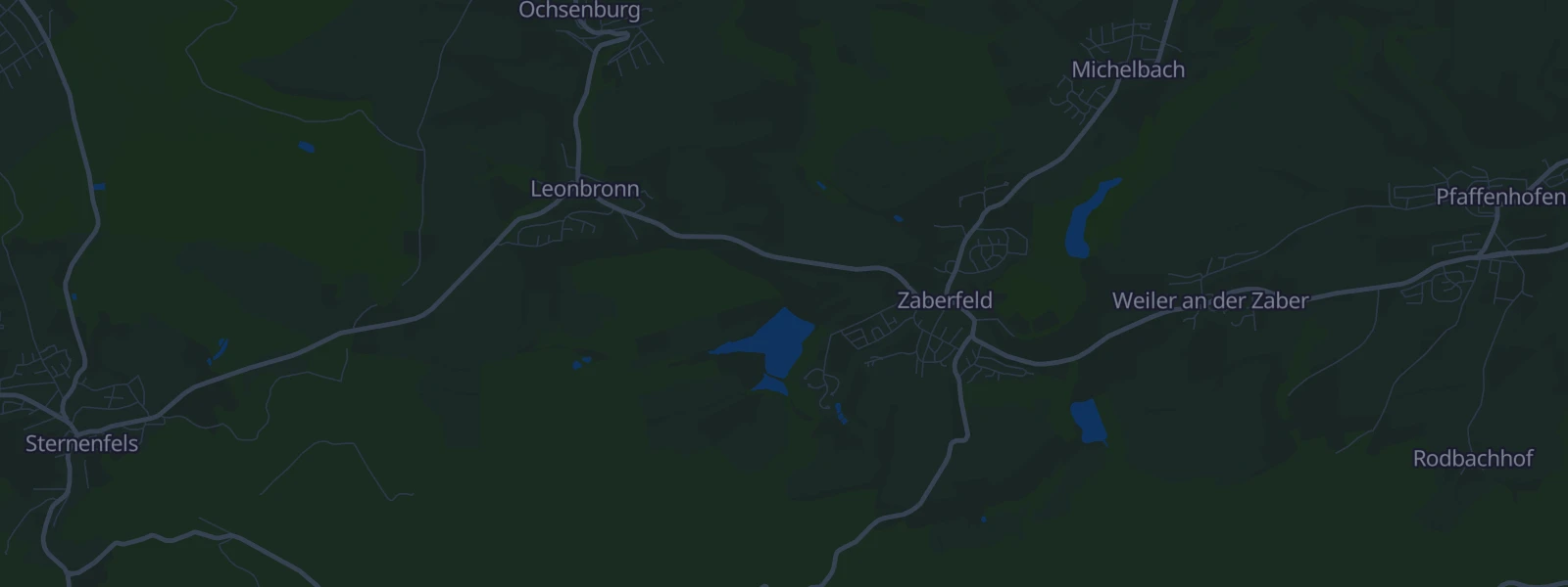 Karte von Zaberfeld