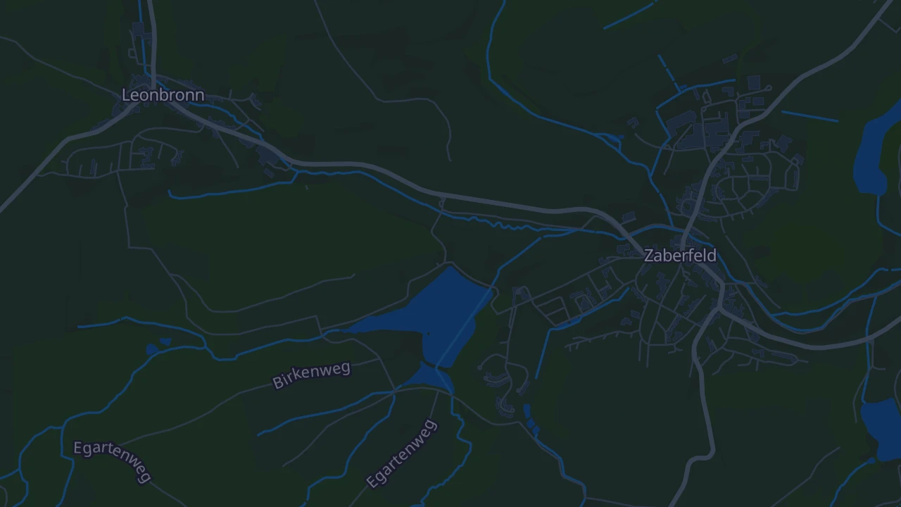 Karte von Zaberfeld