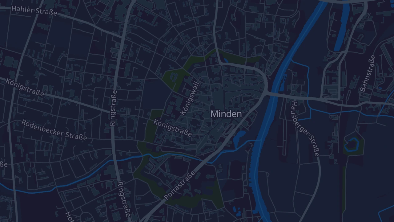 Karte von Minden