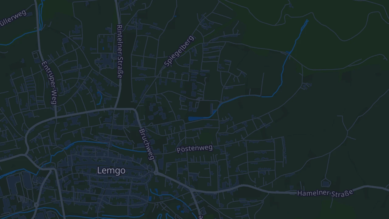 Karte von Lemgo