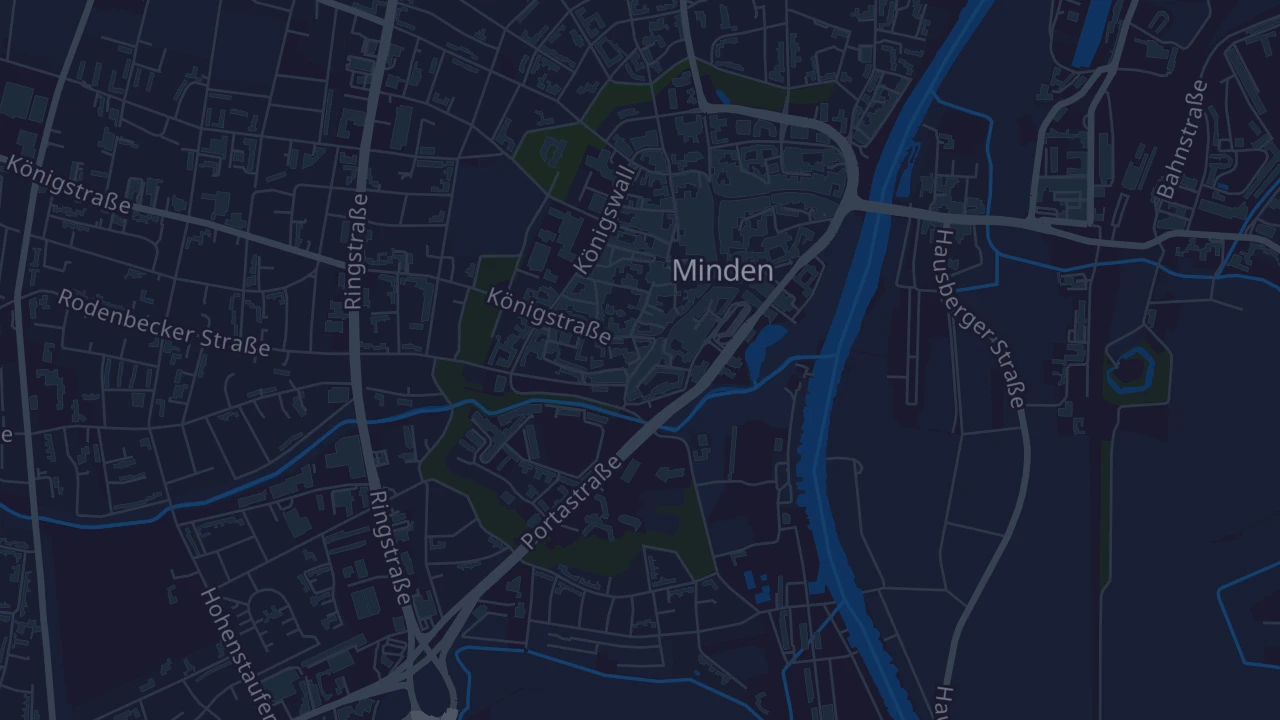 Karte von Minden