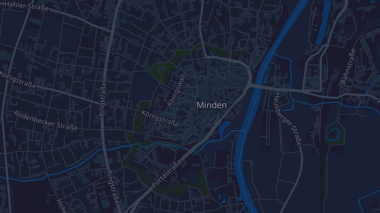 Karte von Minden