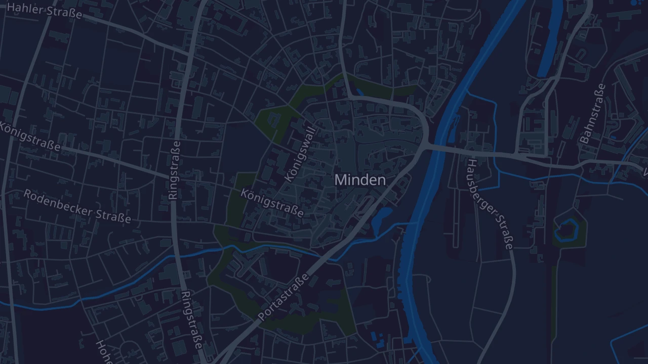 Karte von Minden