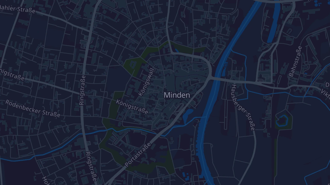 Karte von Minden