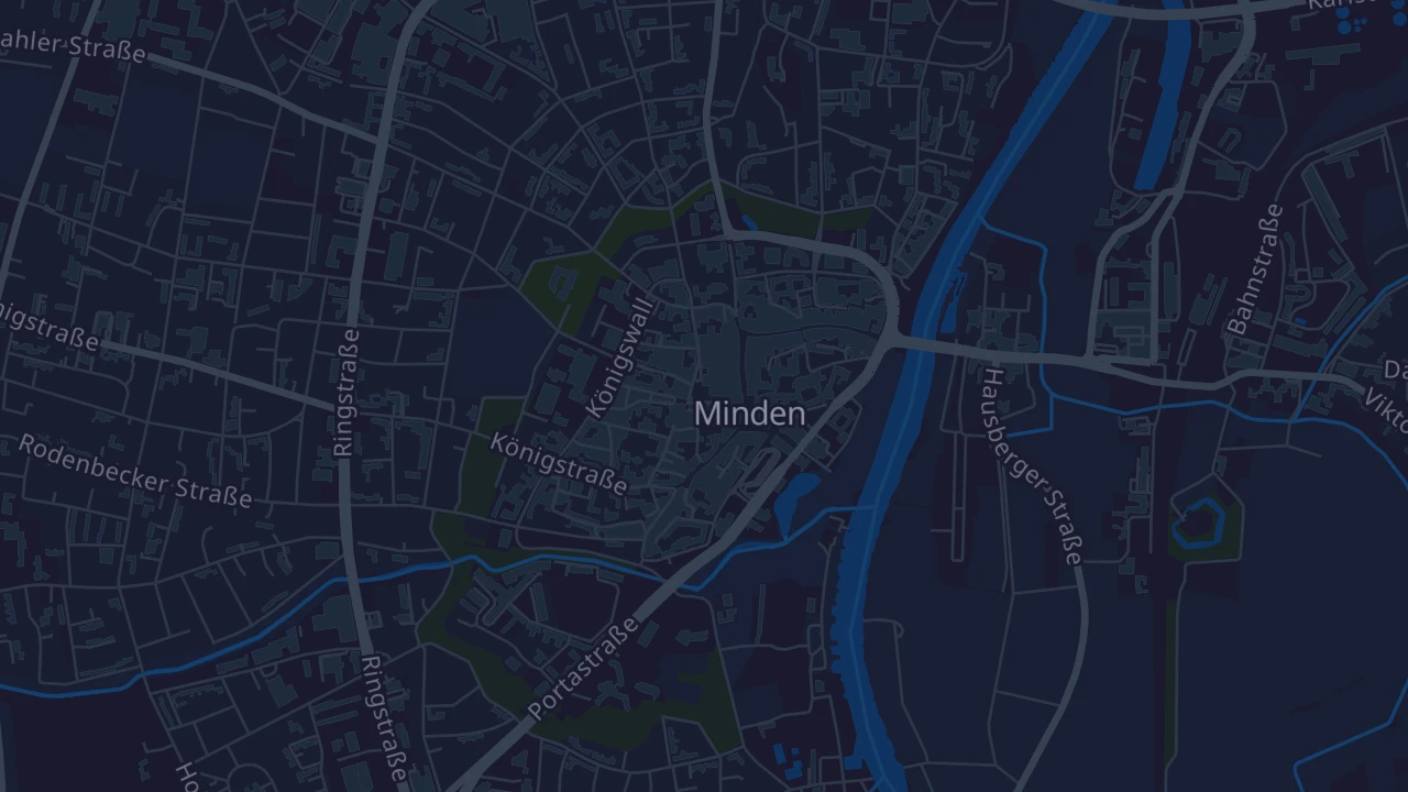 Karte von Minden