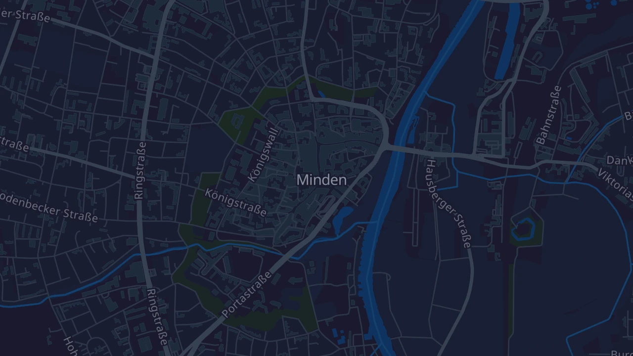 Karte von Minden
