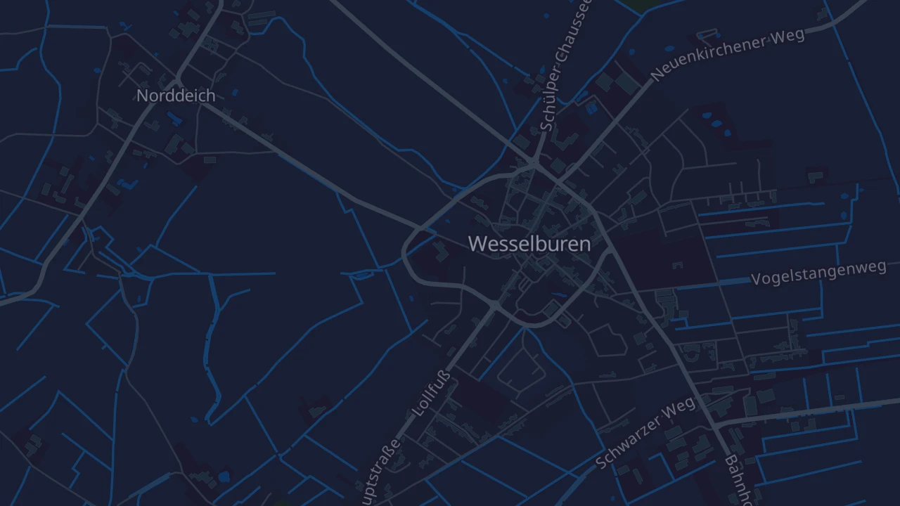 Karte von Wesselburen
