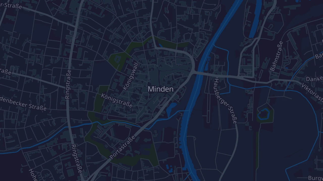 Karte von Minden