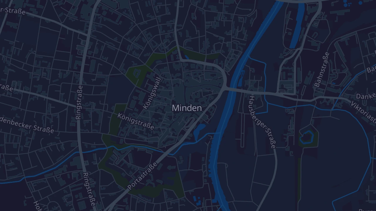 Karte von Minden