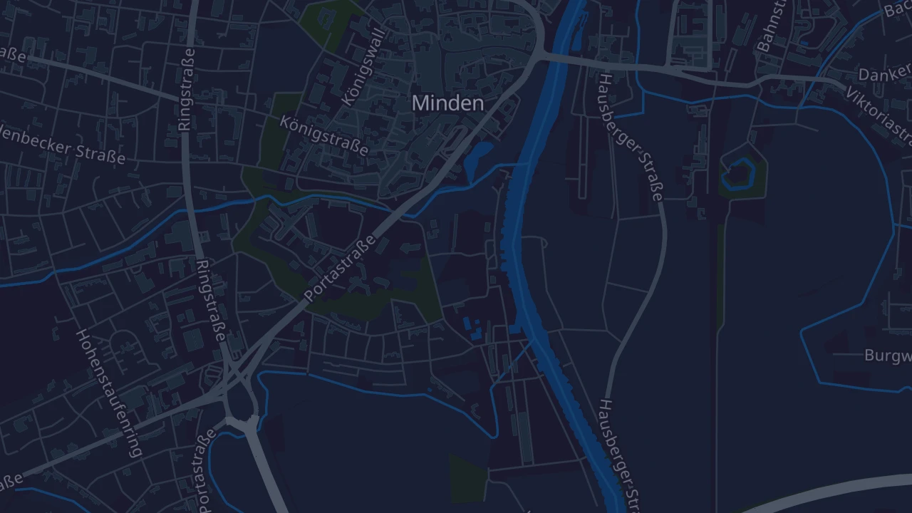 Karte von Minden