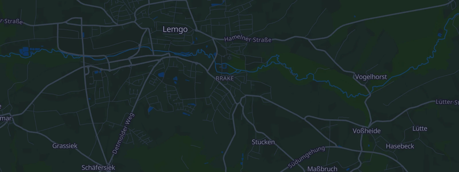 Karte von Lemgo