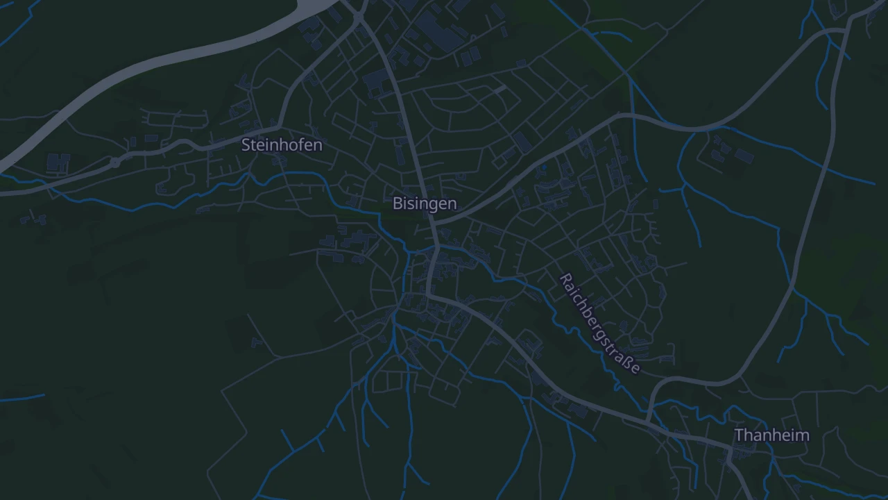 Karte von Bisingen