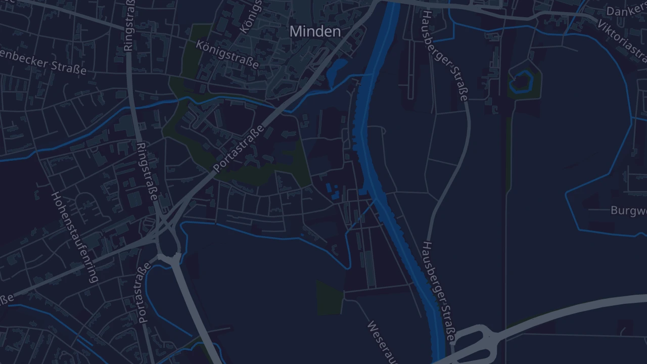 Karte von Minden