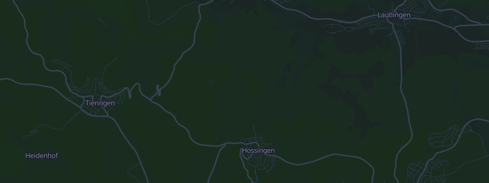 Karte von Meßstetten-Hossingen