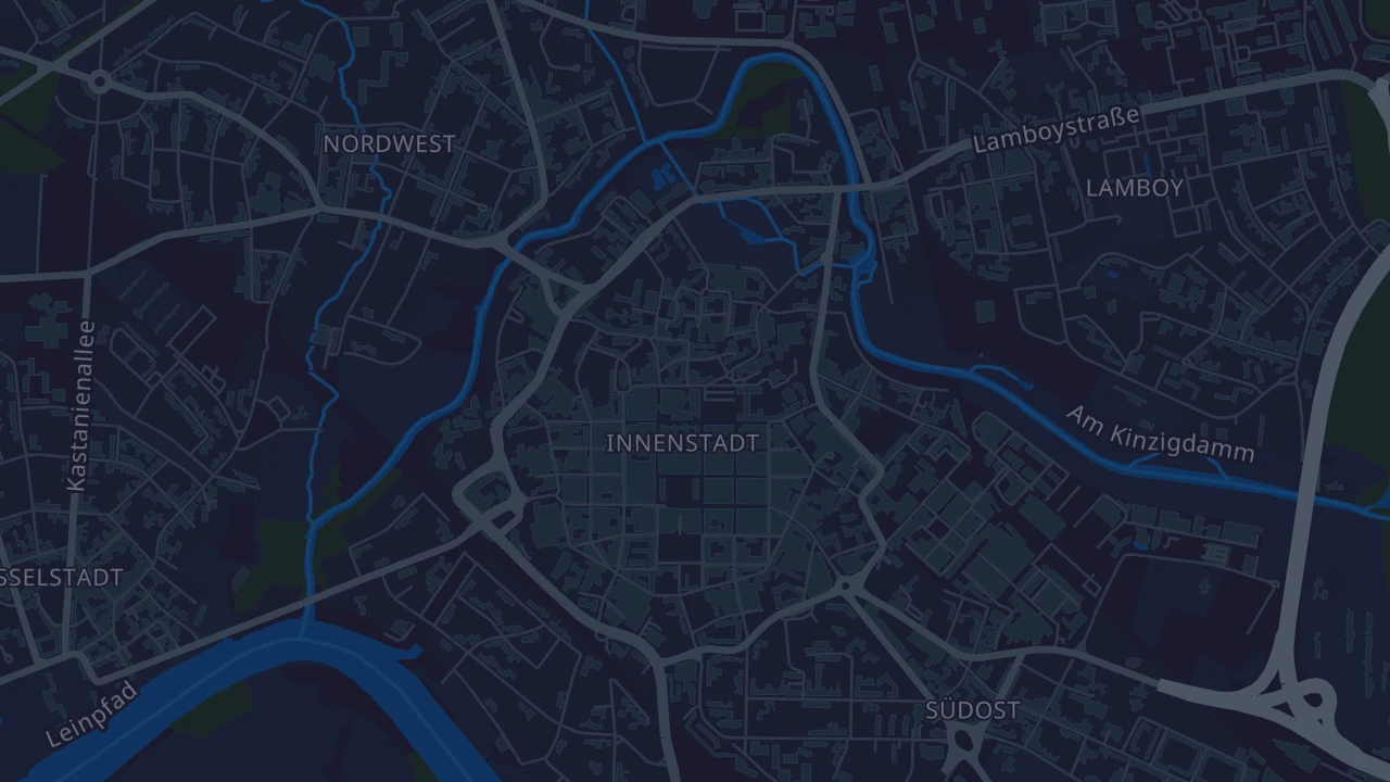 Karte von Hanau