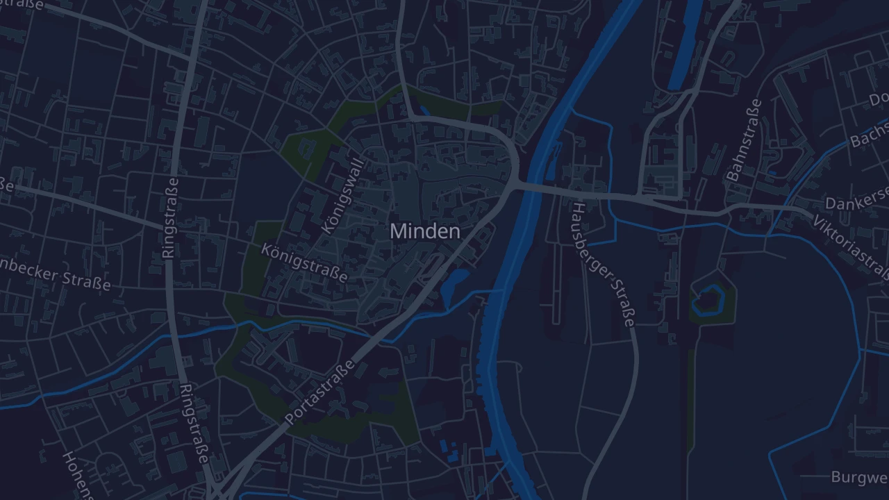 Karte von Minden