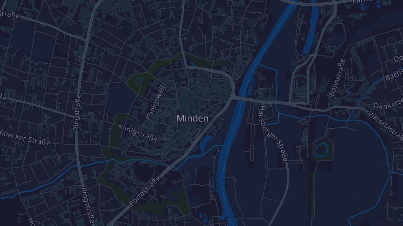 Karte von Minden
