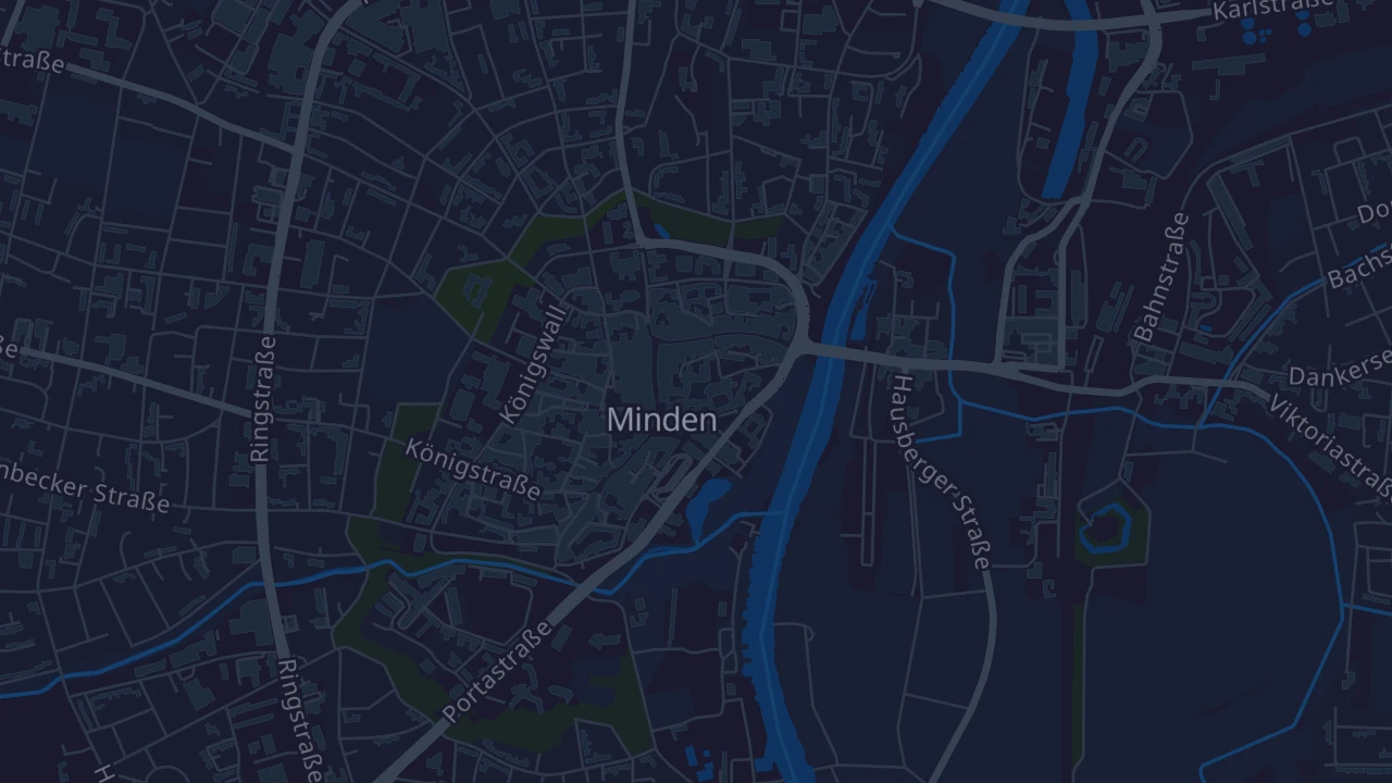 Karte von Minden