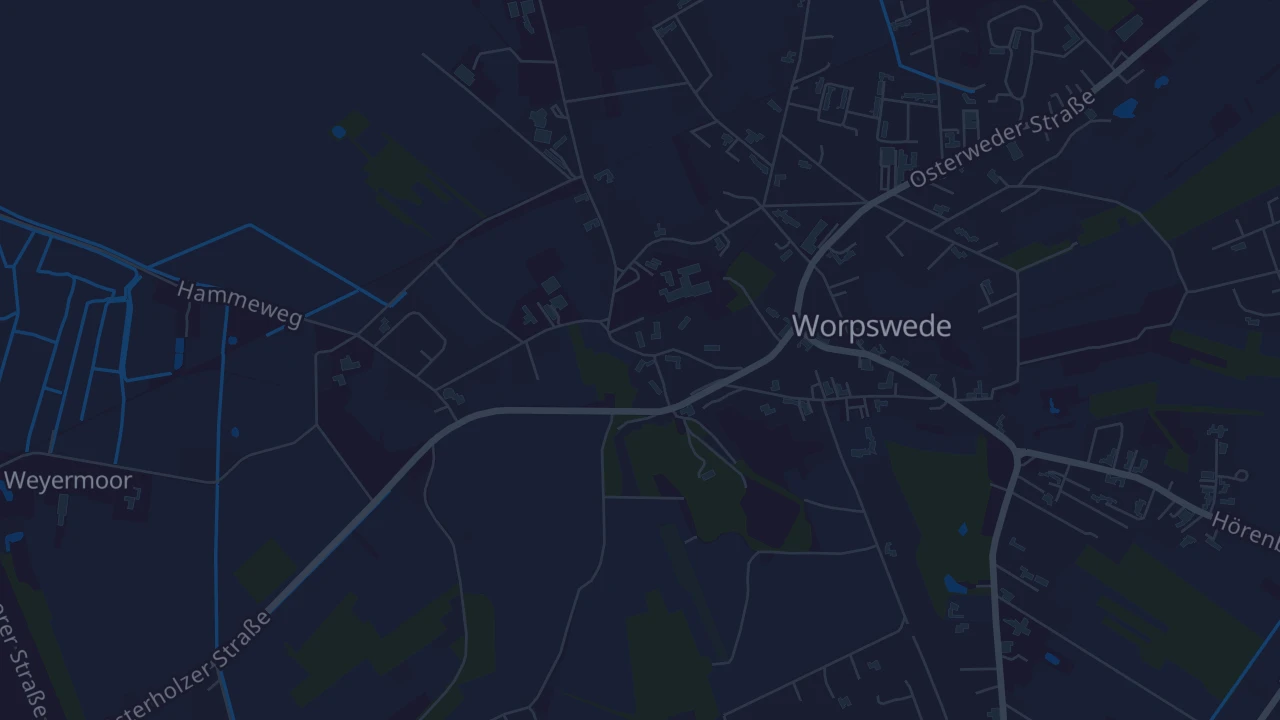 Karte von Worpswede