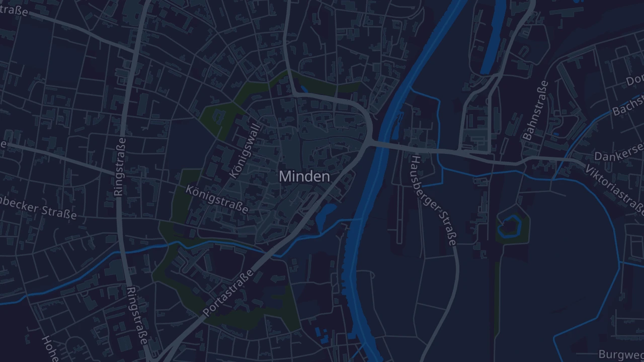 Karte von Minden