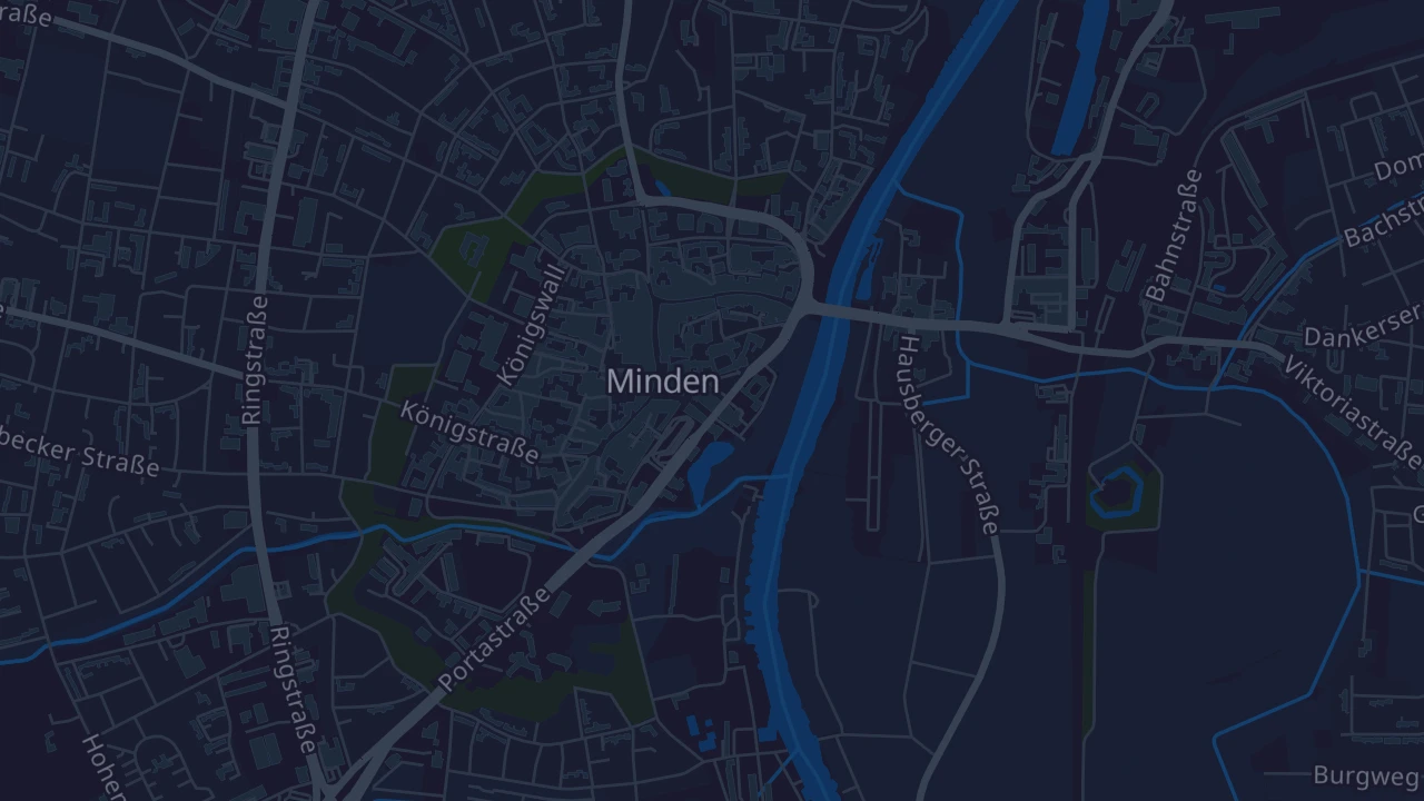 Karte von Minden