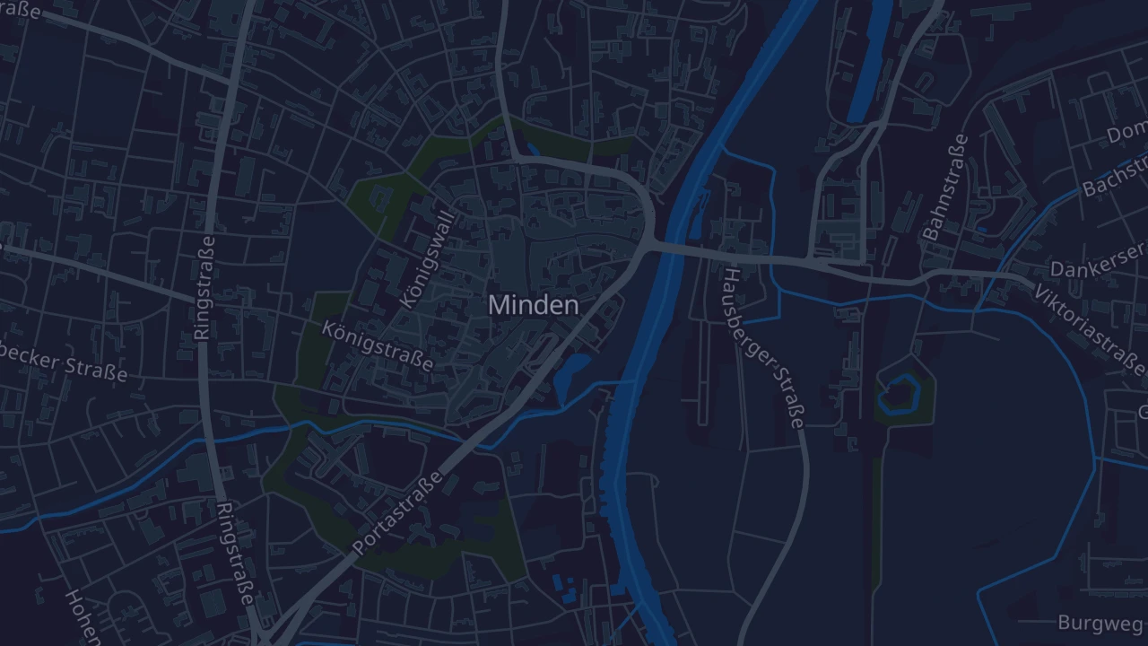 Karte von Minden